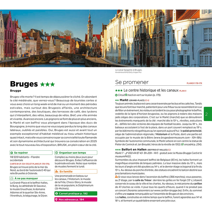Guide Vert - Belgique - Édition 2023 | Michelin guide de voyage Michelin 
