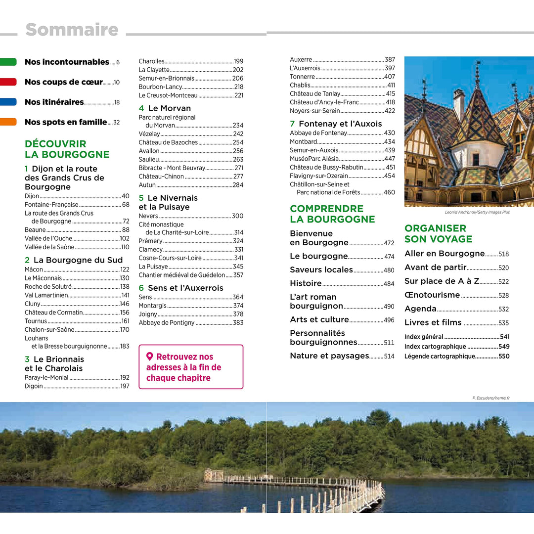 Guide Vert - Bourgogne - Édition 2023 | Michelin guide de voyage Michelin 