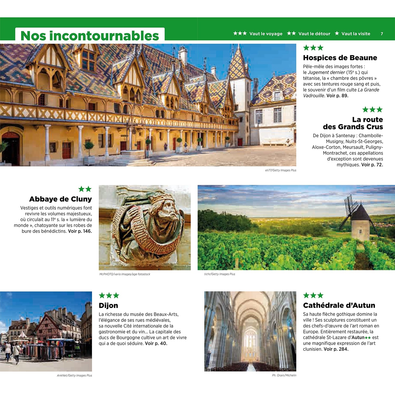 Guide Vert - Bourgogne - Édition 2025 | Michelin guide de voyage Michelin