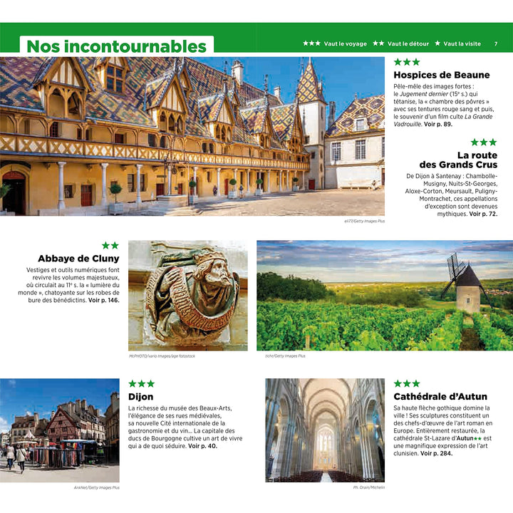 Guide Vert - Bourgogne - Édition 2023 | Michelin guide de voyage Michelin 