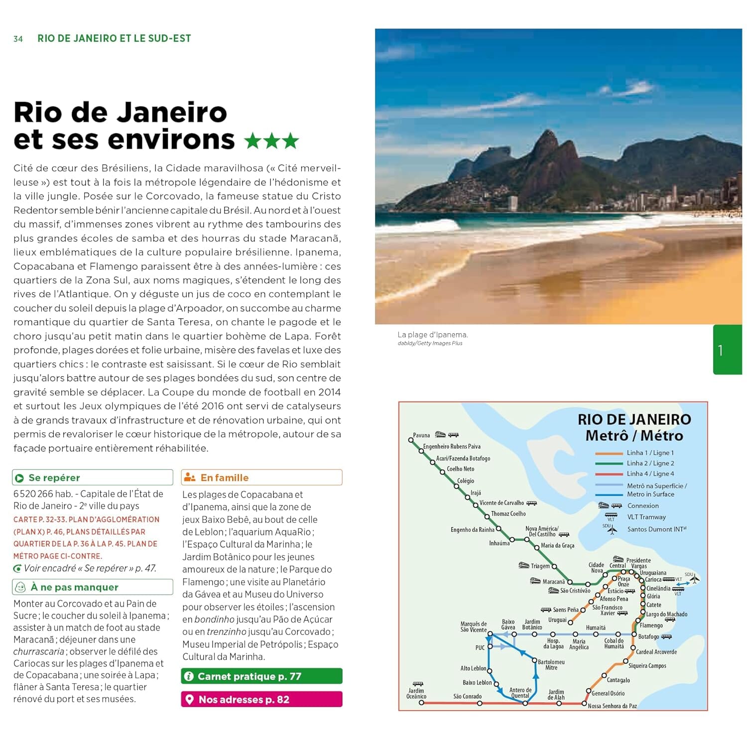Guide Vert - Brésil - Édition 2025 | Michelin guide de voyage Michelin