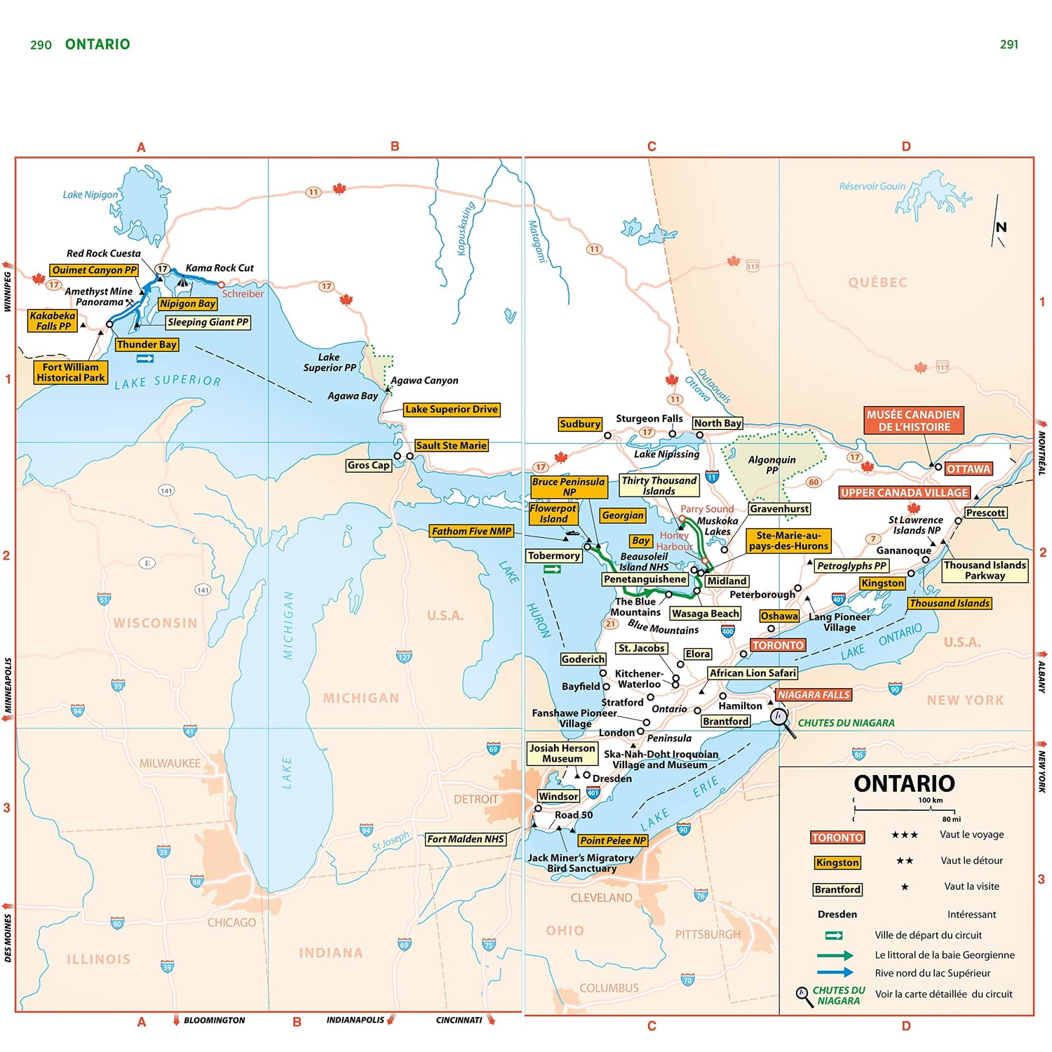 Guide Vert - Canada Ouest, de Montréal à Vancouver, du Yukon au Nunavut - Édition 2025 | Michelin guide de voyage Michelin