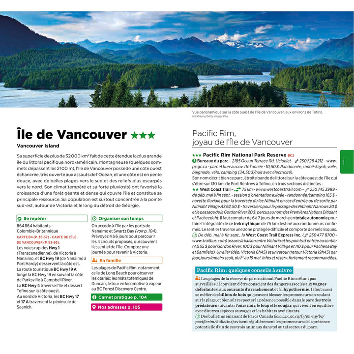 Guide Vert - Canada Ouest, de Montréal à Vancouver, du Yukon au Nunavut - Édition 2023 | Michelin guide de voyage Michelin 