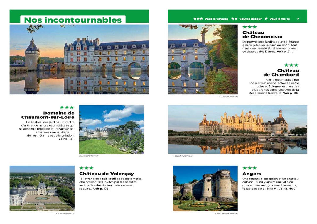 Guide Vert - Châteaux de la Loire - Édition 2022 | Michelin guide de voyage Michelin 