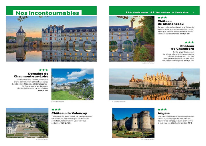 Guide Vert - Châteaux de la Loire - Édition 2022 | Michelin guide de voyage Michelin 