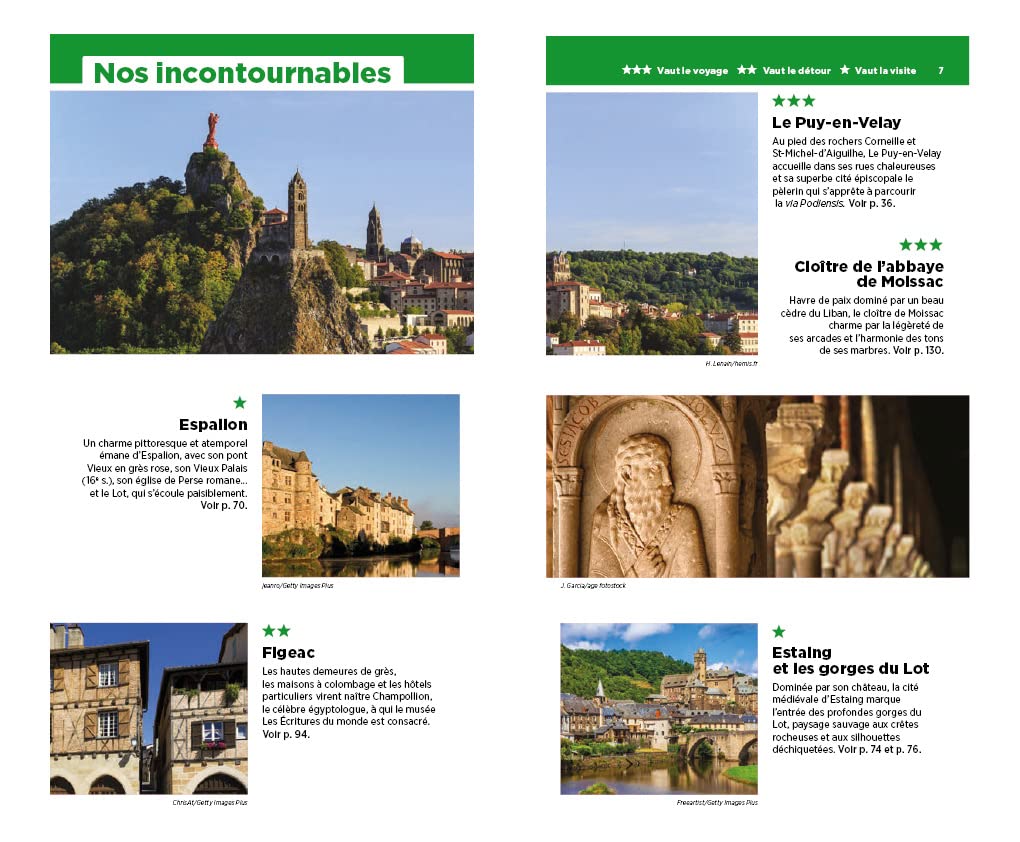Guide Vert - Chemin de Saint-Jacques-de-Compostelle : Du Puy-en-Velay à saint-Jean-Pied-de-Port - Édition 2024 | Michelin guide de voyage Michelin