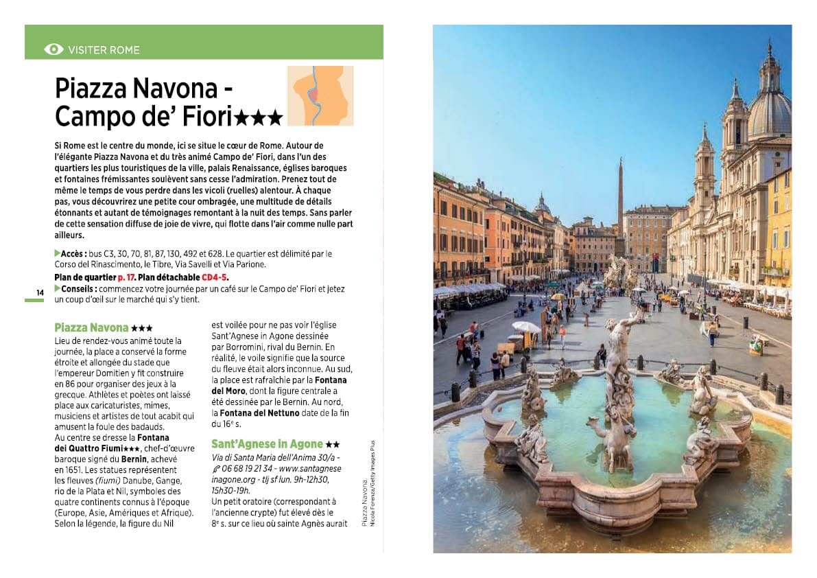 Guide Vert compact - Rome + plan 2026 | Michelin guide de voyage Michelin