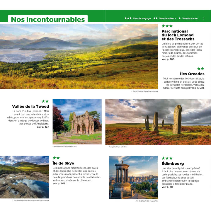 Guide Vert - Ecosse - Édition 2023 | Michelin guide de voyage Michelin 
