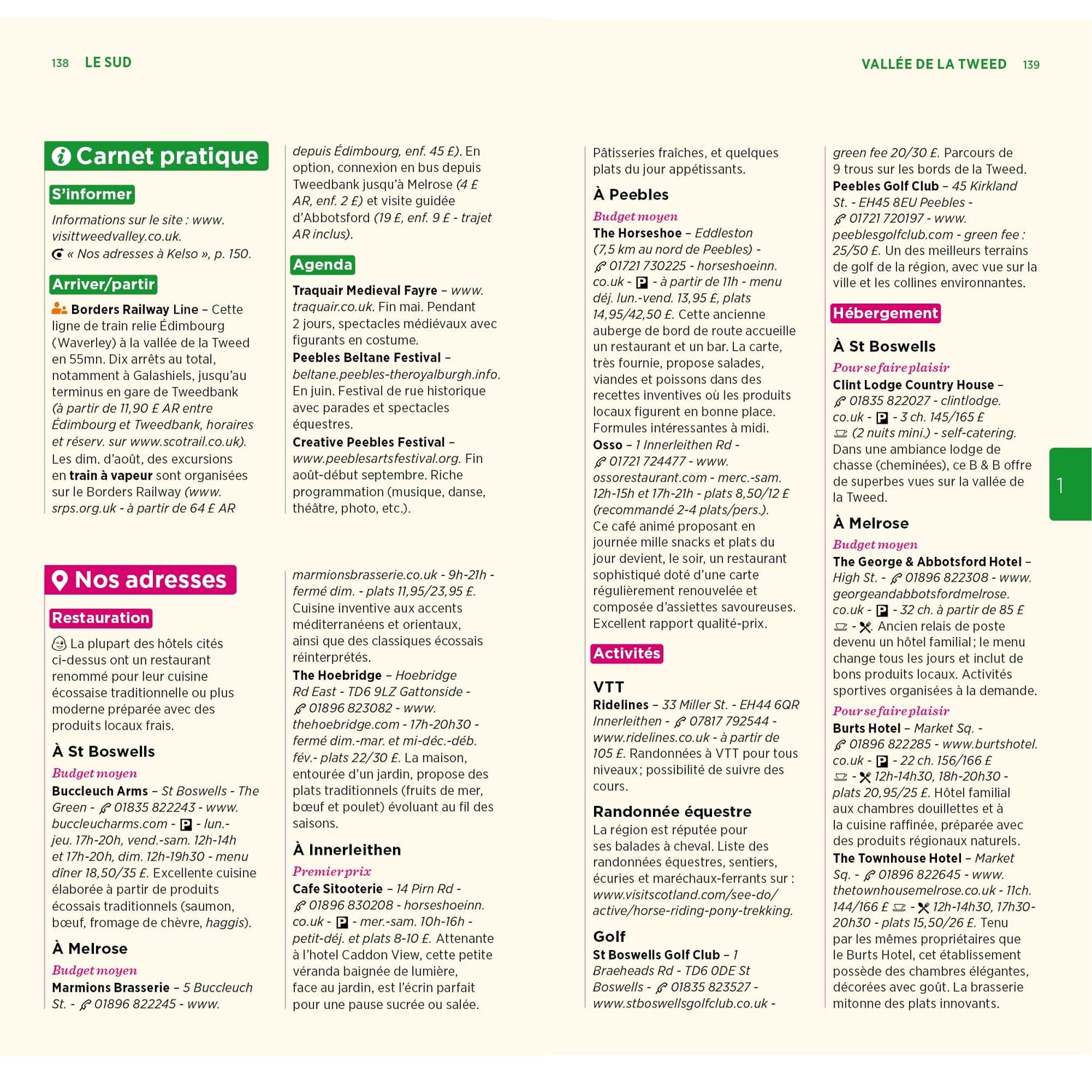 Guide Vert - Ecosse - Édition 2025 | Michelin guide de voyage Michelin