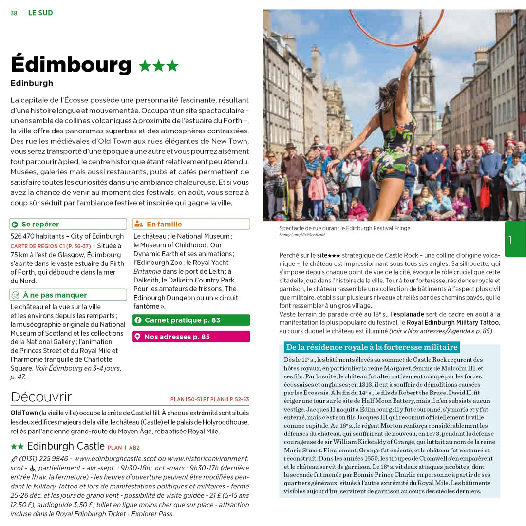 Guide Vert - Ecosse - Édition 2023 | Michelin guide de voyage Michelin 