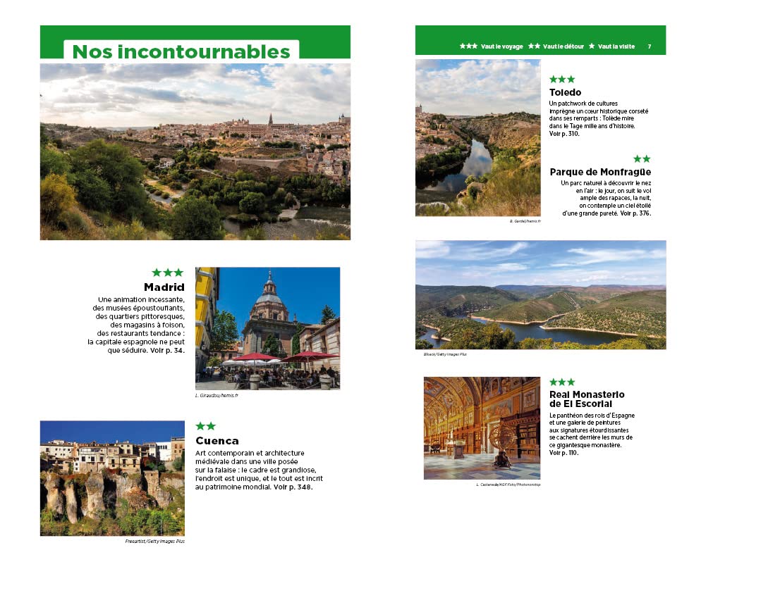Guide Vert - Espagne du Centre : Madrid, Castille, Estrémadure - Édition 2025 | Michelin guide de voyage Michelin