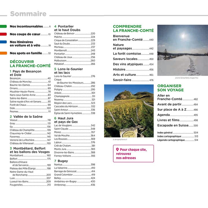 Guide Vert - Franche-Comté, Montagnes du Jura - Édition 2023 | Michelin guide de voyage Michelin 