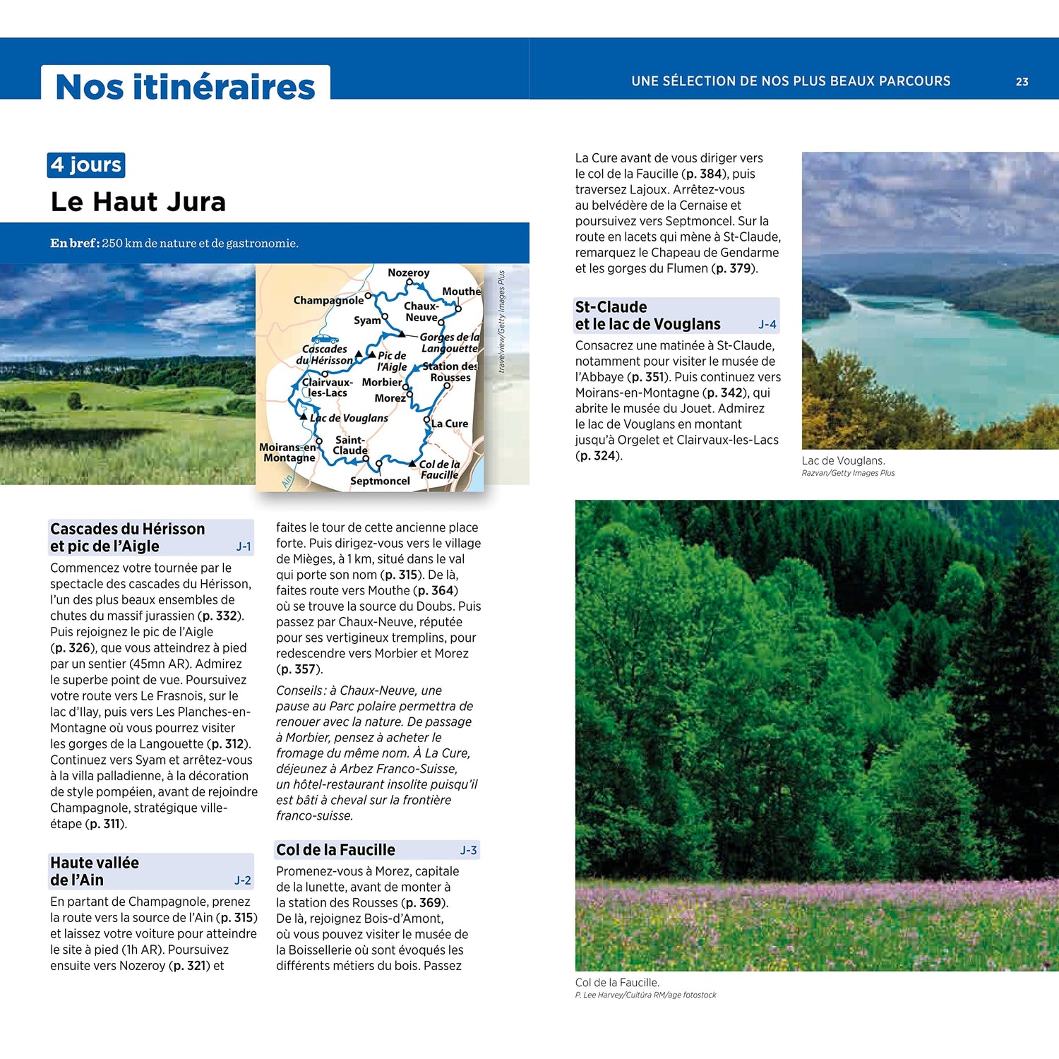 Guide Vert - Franche-Comté, Montagnes du Jura - Édition 2025 | Michelin guide de voyage Michelin