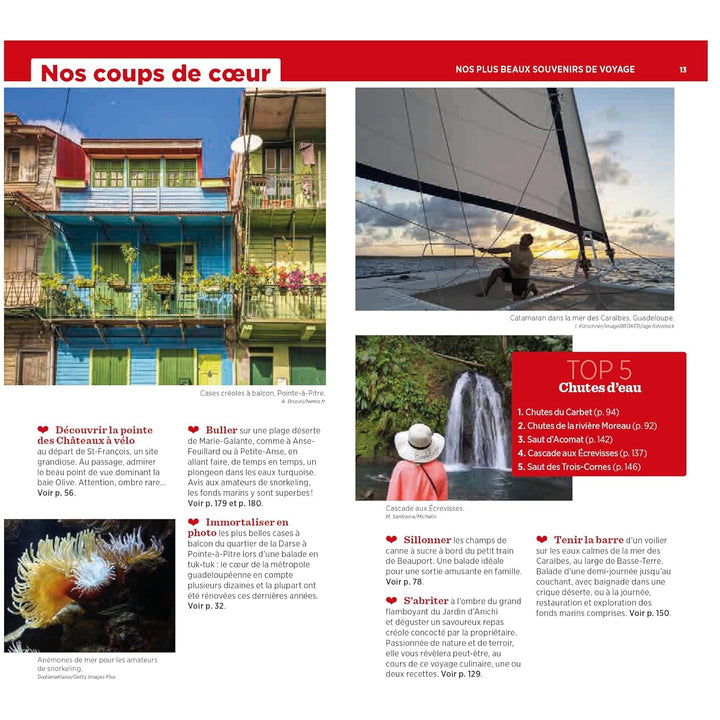 Guide Vert - Guadeloupe - Édition 2023 | Michelin guide de voyage Michelin 