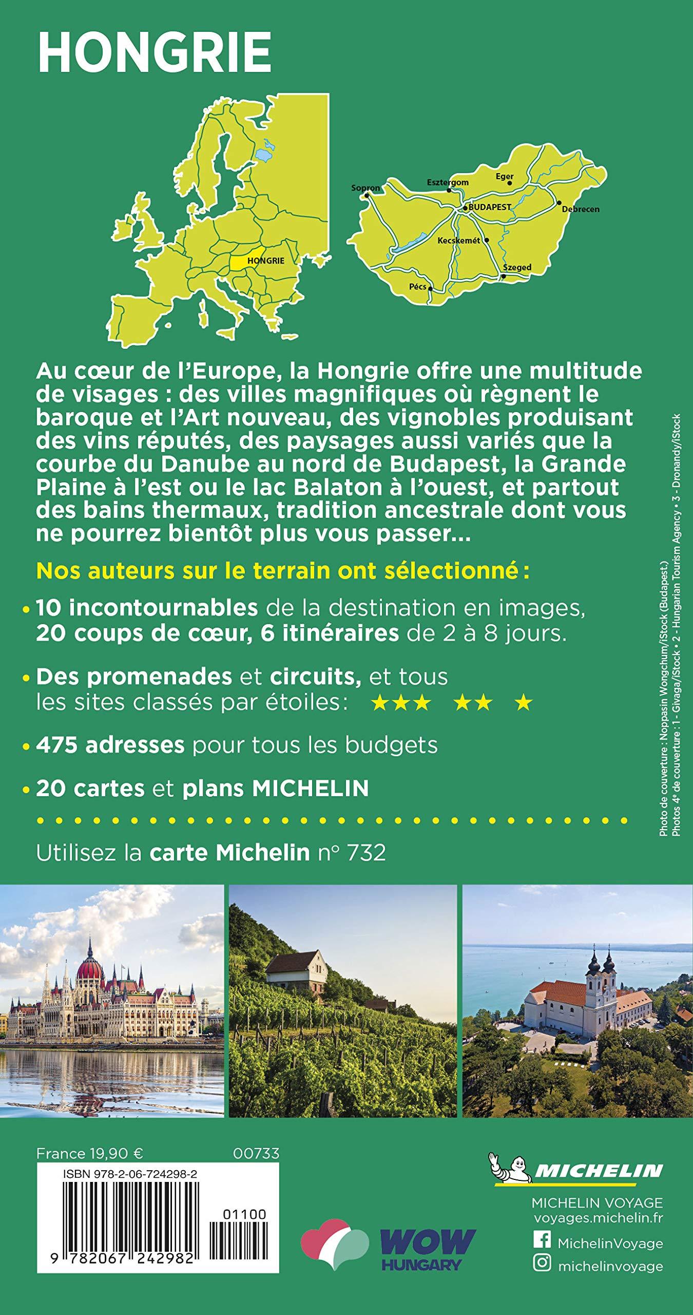 Guide Vert - Hongrie - Édition 2020 | Michelin guide de voyage Michelin 