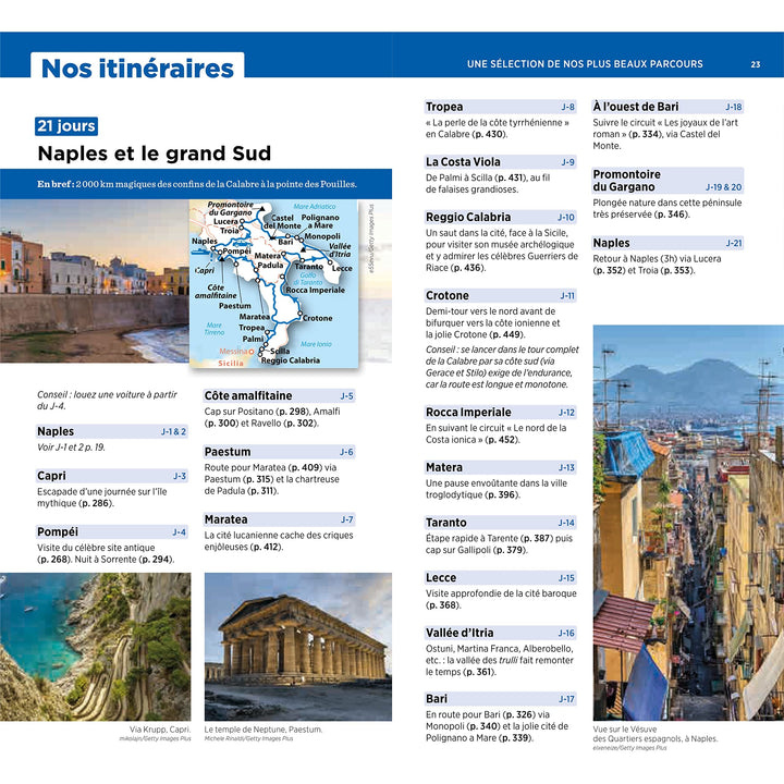 Guide Vert - Italie du Sud + Rome - Édition 2023 | Michelin guide de voyage Michelin 