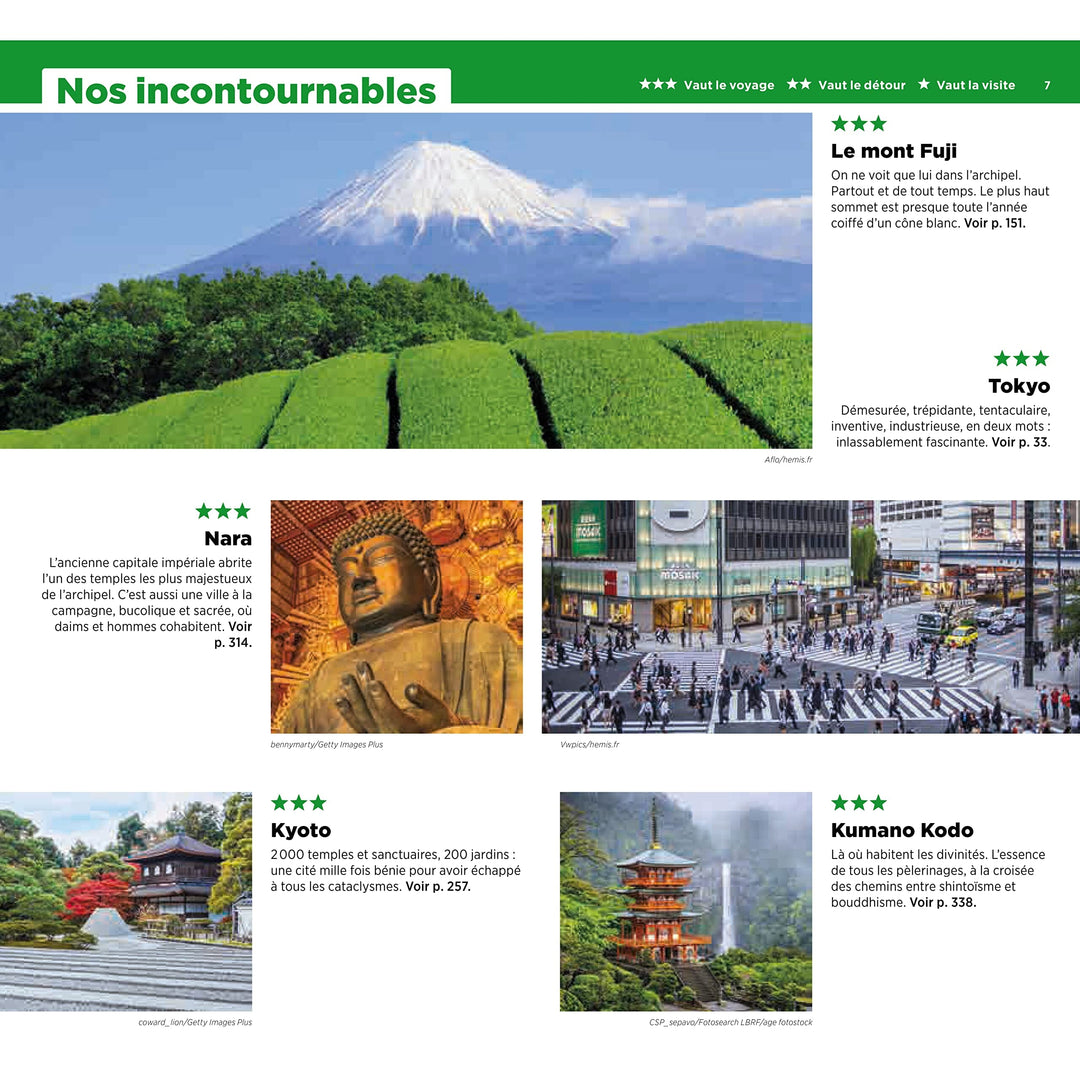 Guide Vert - Japon - Édition 2023 | Michelin guide de voyage Michelin 