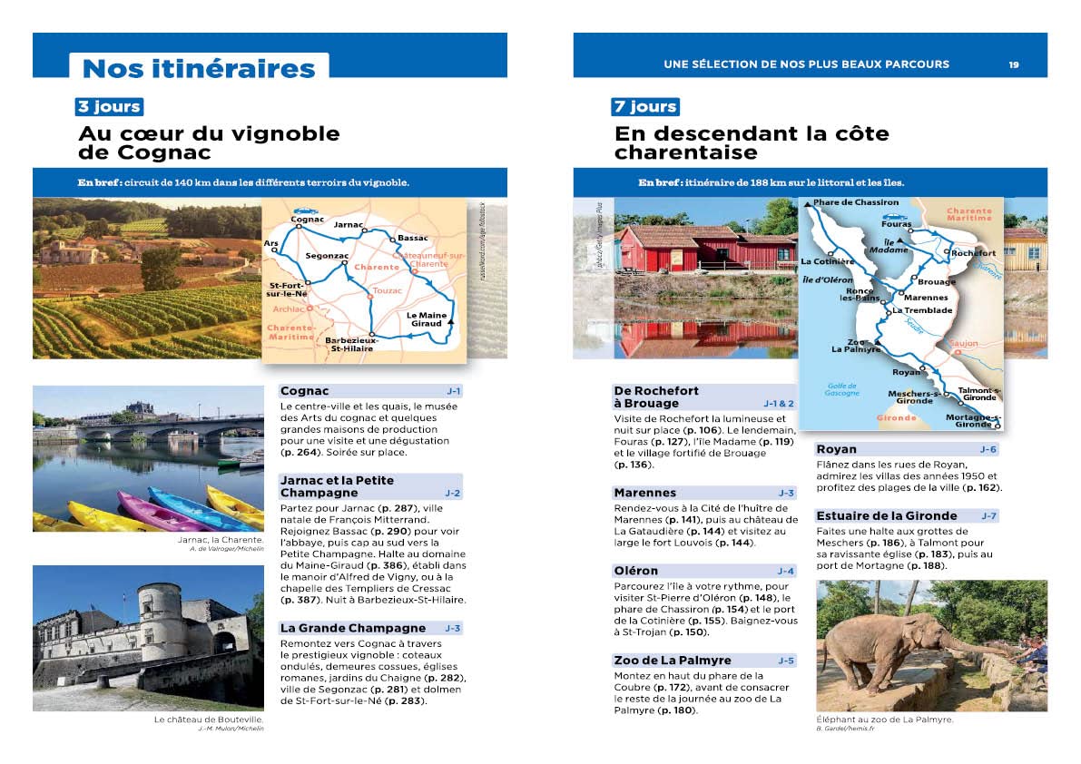 Guide Vert - Les Charentes- Édition 2024 | Michelin guide de voyage Michelin