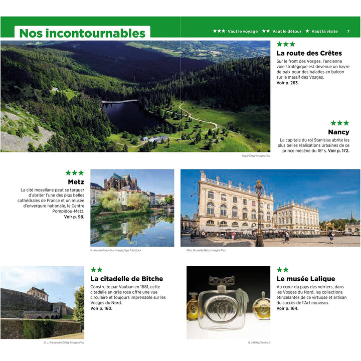 Guide Vert - Lorraine : Metz, Nancy, Verdun, massif des Vosges - Édition 2023 | Michelin guide de voyage Michelin 