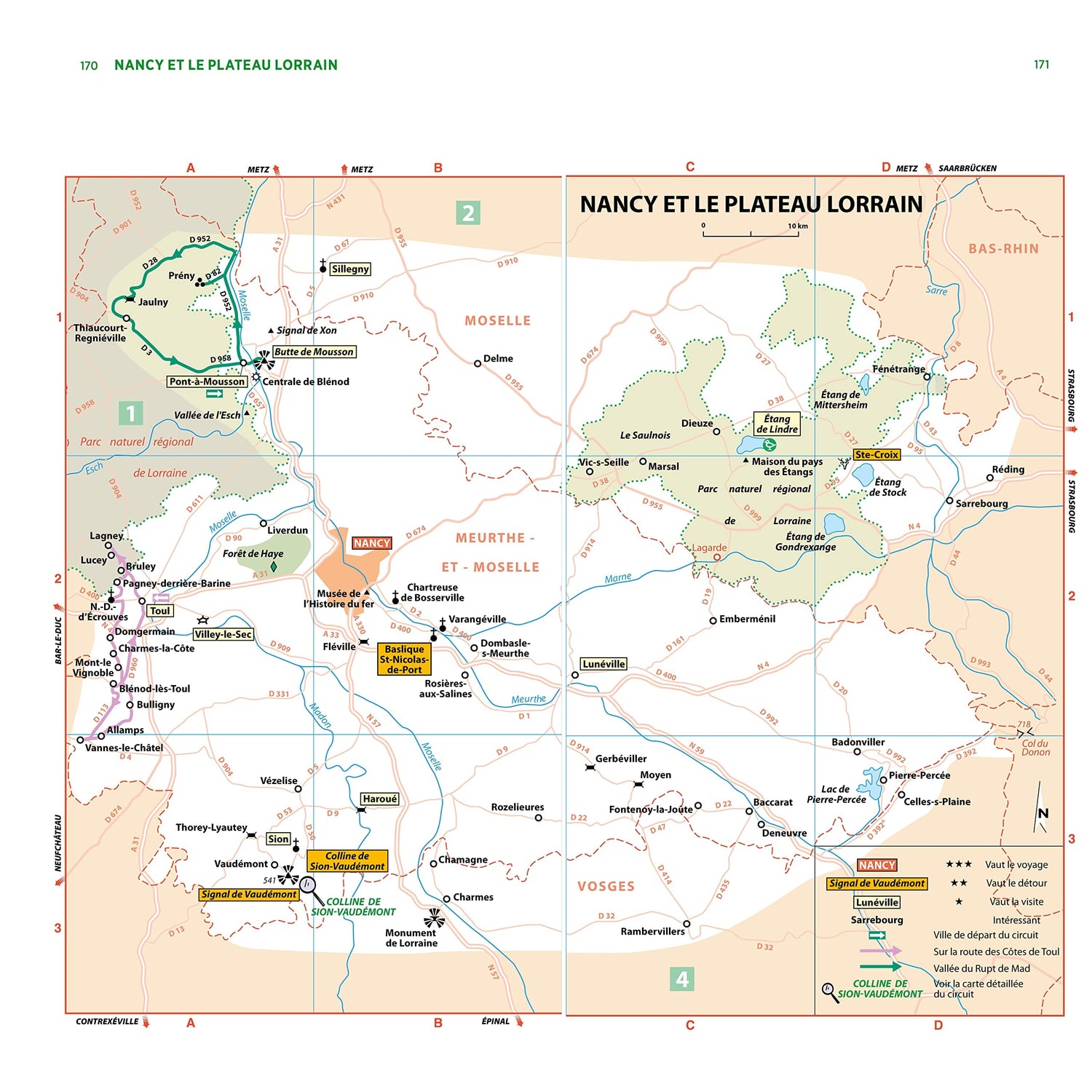 Guide Vert - Lorraine : Metz, Nancy, Verdun, massif des Vosges - Édition 2025 | Michelin guide de voyage Michelin