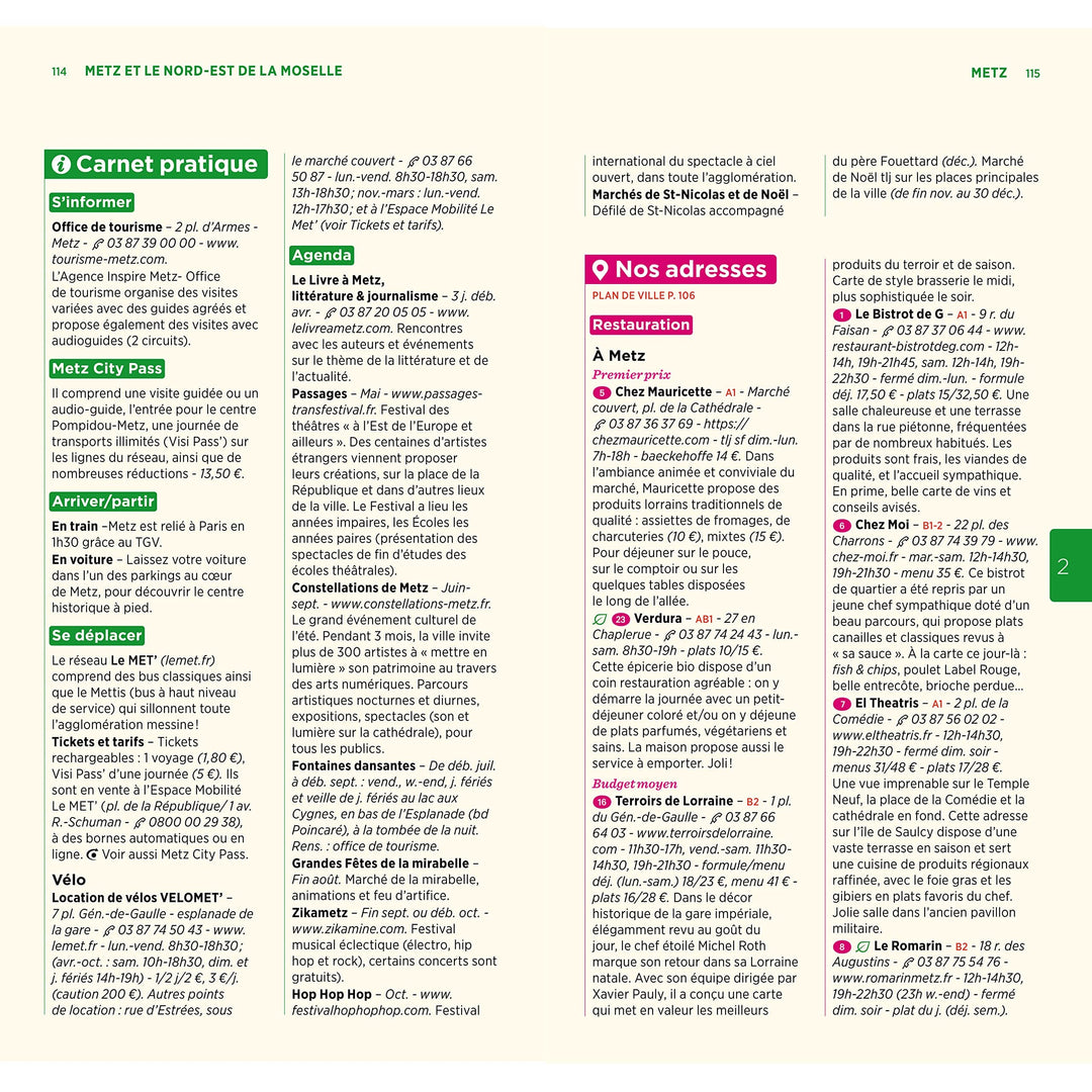 Guide Vert - Lorraine : Metz, Nancy, Verdun, massif des Vosges - Édition 2023 | Michelin guide de voyage Michelin 