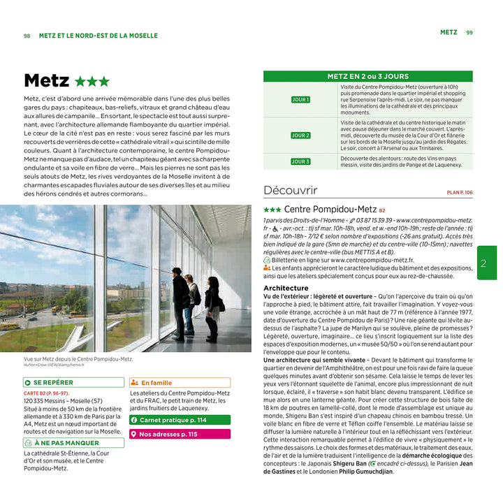 Guide Vert - Lorraine : Metz, Nancy, Verdun, massif des Vosges - Édition 2023 | Michelin guide de voyage Michelin 