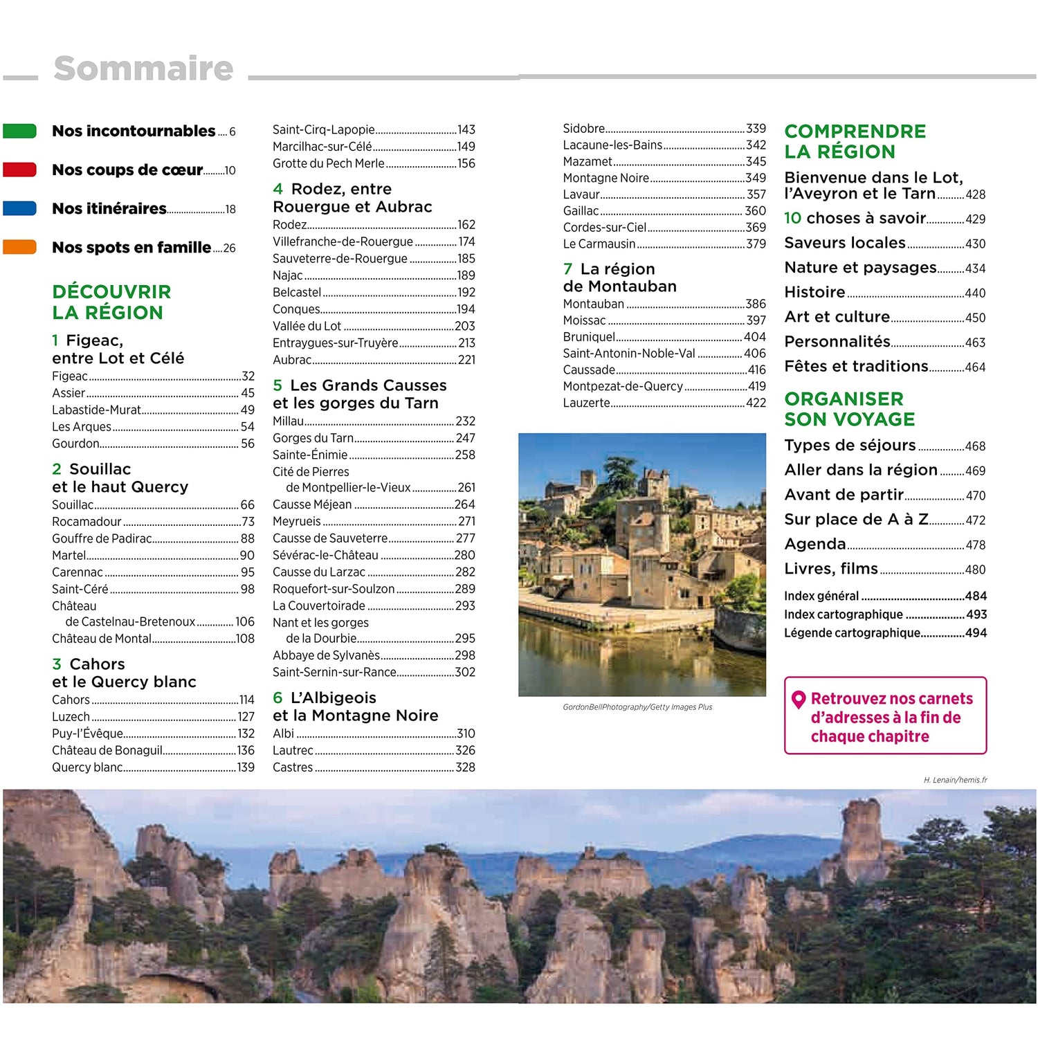 Guide Vert - Lot, Aveyron, Vallée du Tarn - Édition 2025 | Michelin guide de voyage Michelin