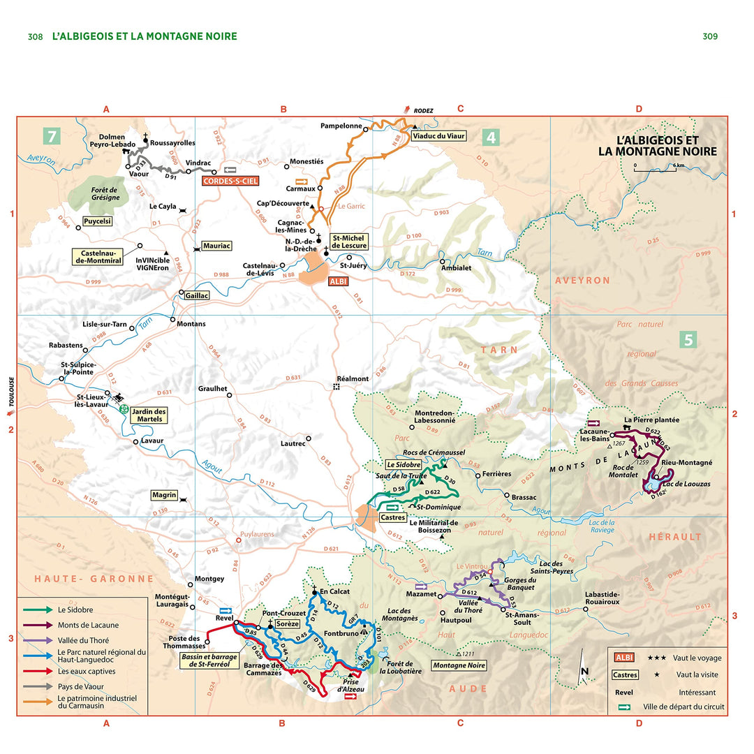 Guide Vert - Lot, Aveyron, Vallée du Tarn - Édition 2023 | Michelin guide de voyage Michelin 