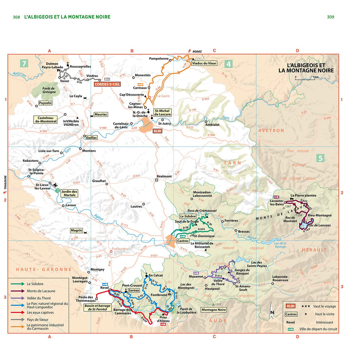Guide Vert - Lot, Aveyron, Vallée du Tarn - Édition 2023 | Michelin guide de voyage Michelin 