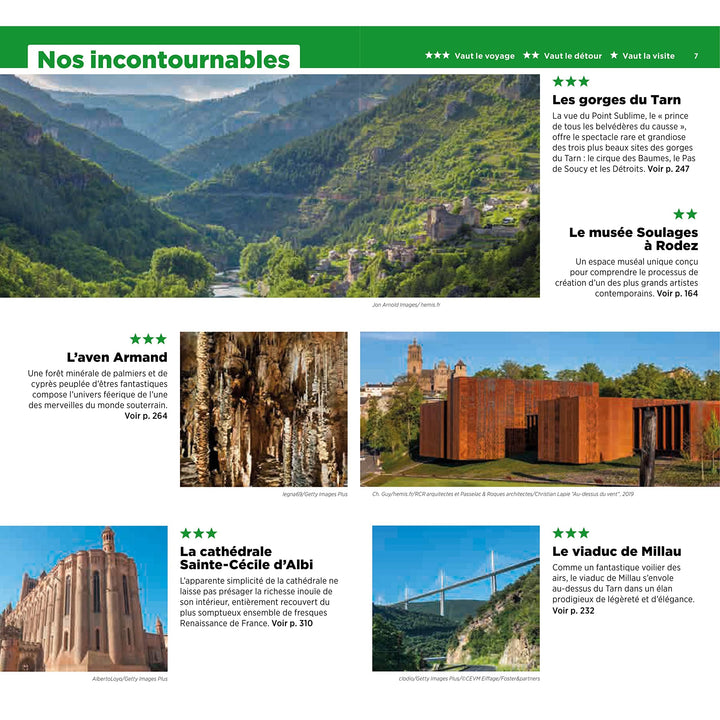 Guide Vert - Lot, Aveyron, Vallée du Tarn - Édition 2023 | Michelin guide de voyage Michelin 