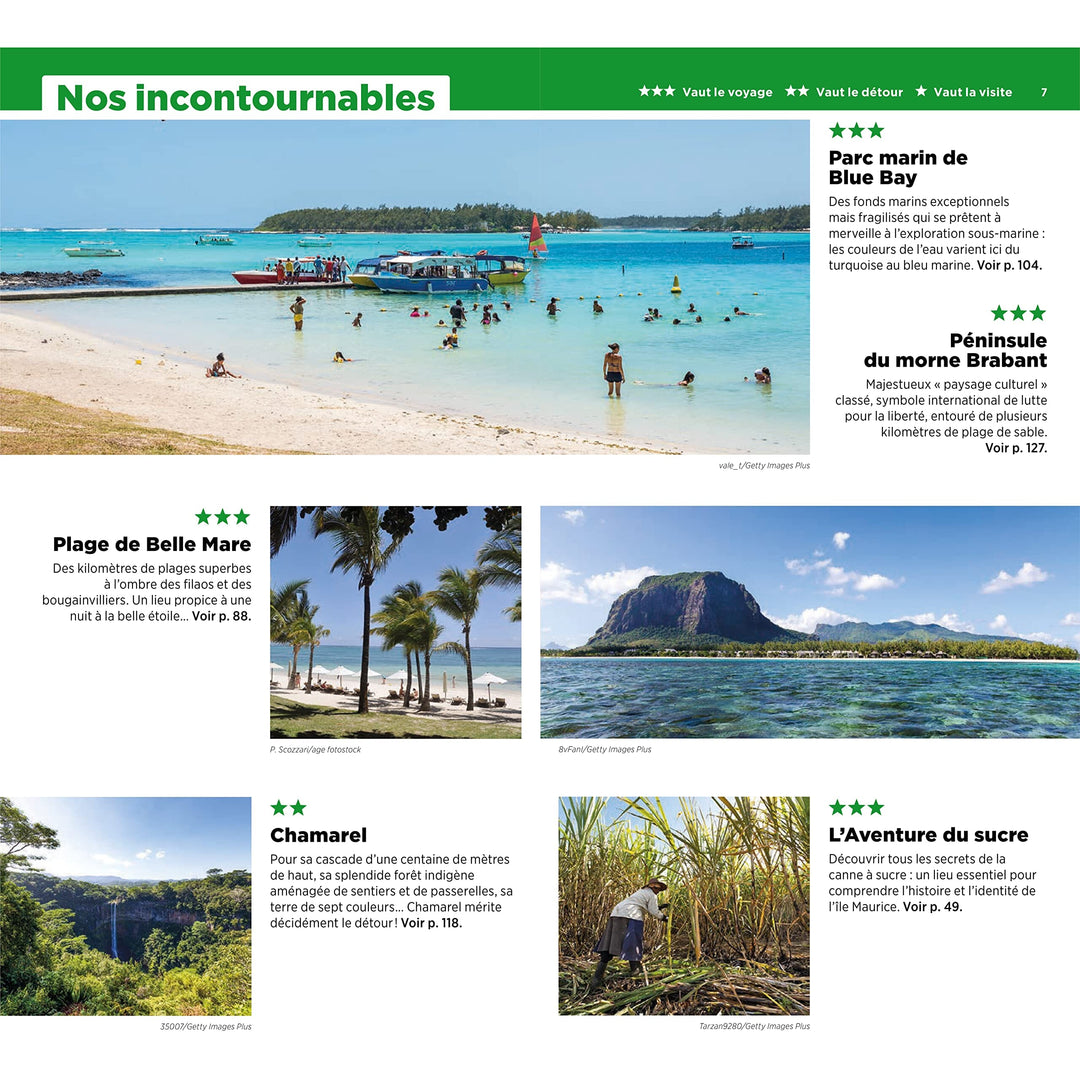 Guide Vert - Maurice, Rodrigues - Édition 2023 | Michelin guide de voyage Michelin 