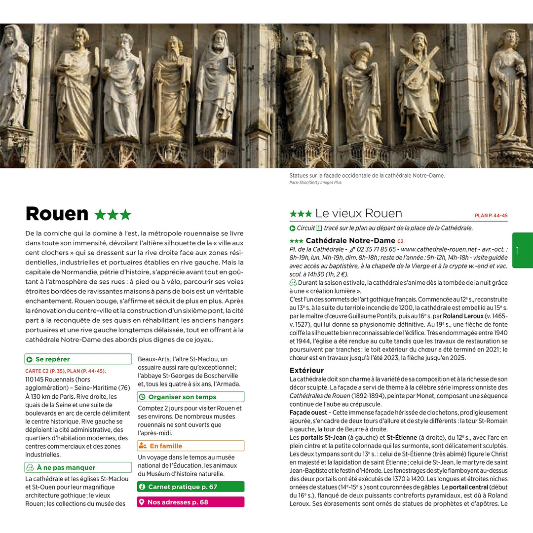 Guide Vert - Normandie, Vallée de la Seine - Édition 2023 | Michelin guide de voyage Michelin 