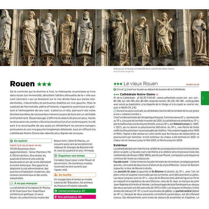 Guide Vert - Normandie, Vallée de la Seine - Édition 2023 | Michelin guide de voyage Michelin 
