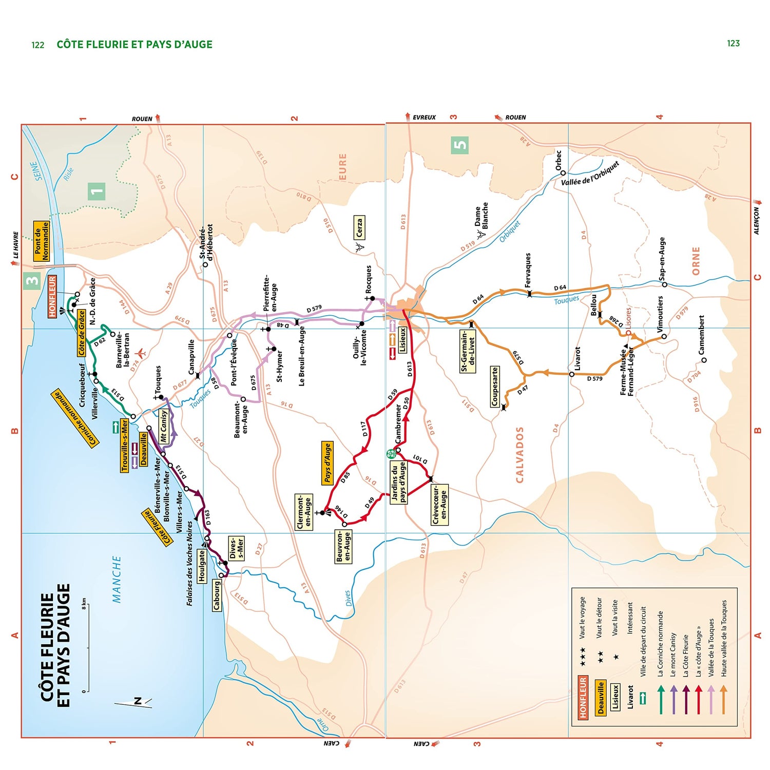 Guide Vert - Normandie, Vallée de la Seine - Édition 2025 | Michelin guide de voyage Michelin