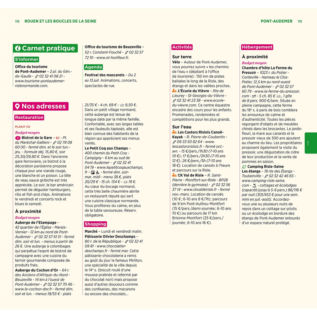 Guide Vert - Normandie, Vallée de la Seine - Édition 2023 | Michelin guide de voyage Michelin 