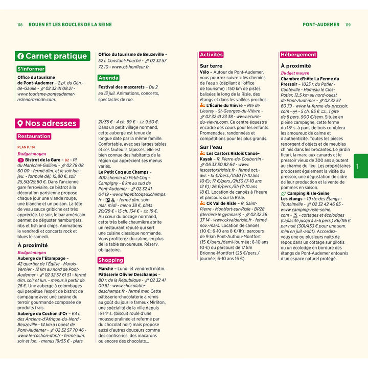 Guide Vert - Normandie, Vallée de la Seine - Édition 2023 | Michelin guide de voyage Michelin 