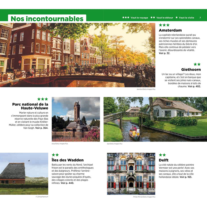 Guide Vert - Pays-Bas - Édition 2023 | Michelin guide de voyage Michelin 
