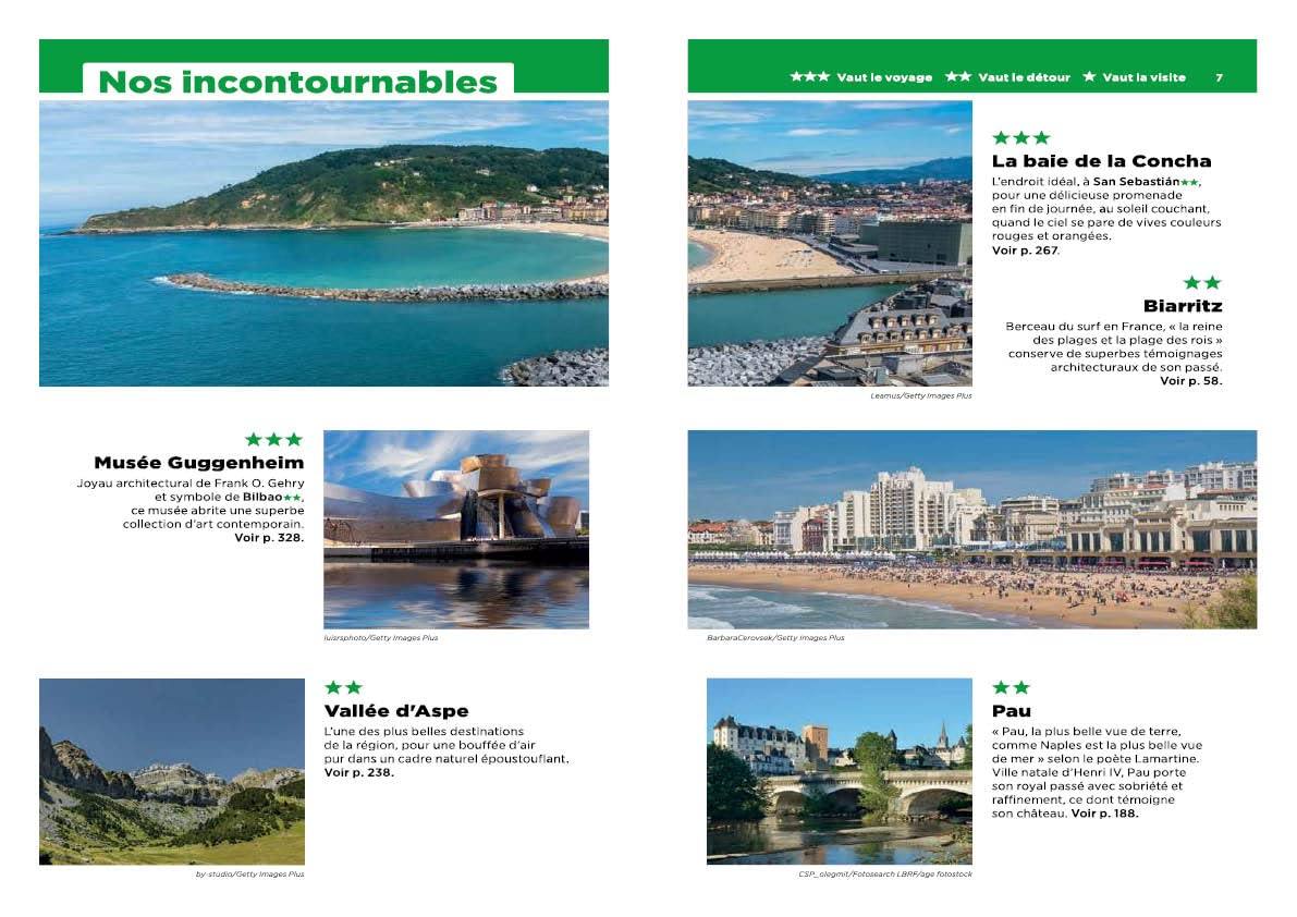 Guide Vert - Pays Basque (France, Espagne), Béarn et Navarre - Édition 2024 | Michelin guide de voyage Michelin