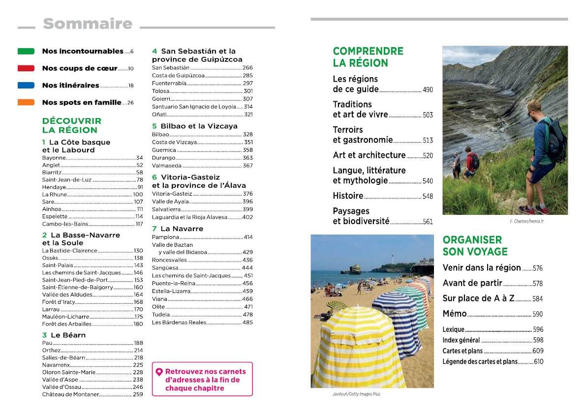 Guide Vert - Pays Basque (France, Espagne), Béarn et Navarre - Édition 2024 | Michelin guide de voyage Michelin