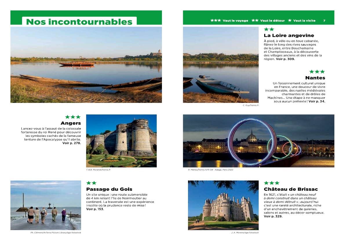 Guide Vert - Pays de la Loire - Édition 2024 | Michelin guide de voyage Michelin