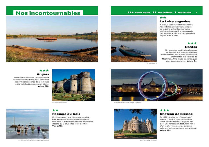 Guide Vert - Pays de la Loire - Édition 2022 | Michelin guide de voyage Michelin 
