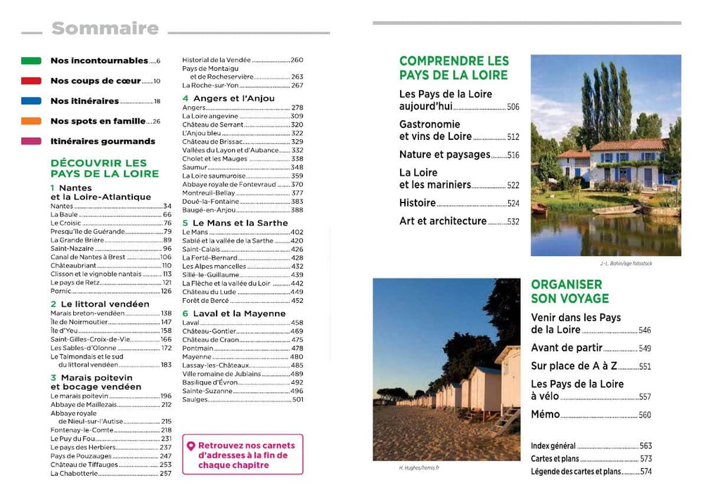 Guide Vert - Pays de la Loire - Édition 2022 | Michelin guide de voyage Michelin 
