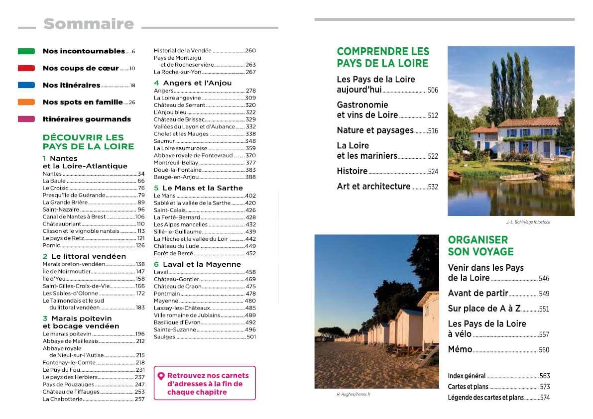 Guide Vert - Pays de la Loire - Édition 2024 | Michelin guide de voyage Michelin