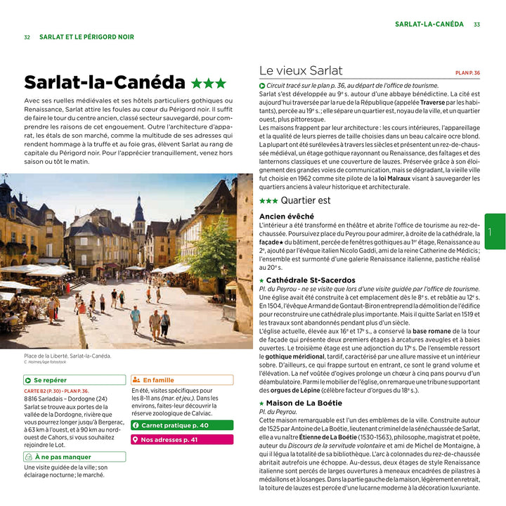 Guide Vert - Périgord, Quercy (Dordogne, Lot) - Édition 2023 | Michelin guide de voyage Michelin 
