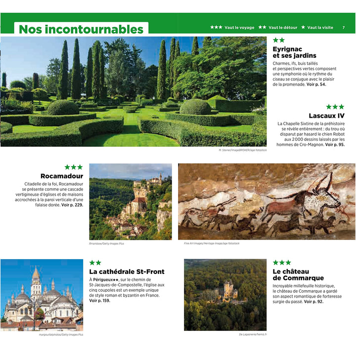 Guide Vert - Périgord, Quercy (Dordogne, Lot) - Édition 2023 | Michelin guide de voyage Michelin 