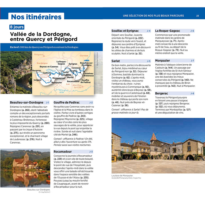 Guide Vert - Périgord, Quercy (Dordogne, Lot) - Édition 2023 | Michelin guide de voyage Michelin 