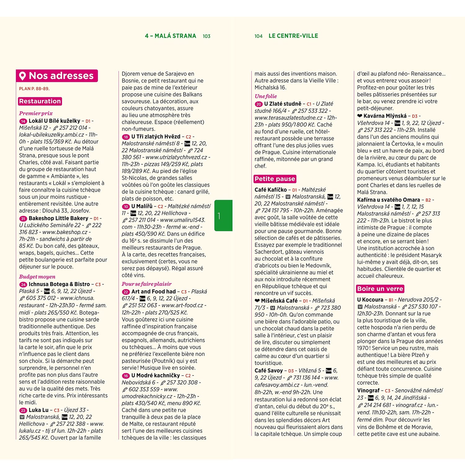 Guide Vert - Prague - Édition 2025 | Michelin guide de voyage Michelin