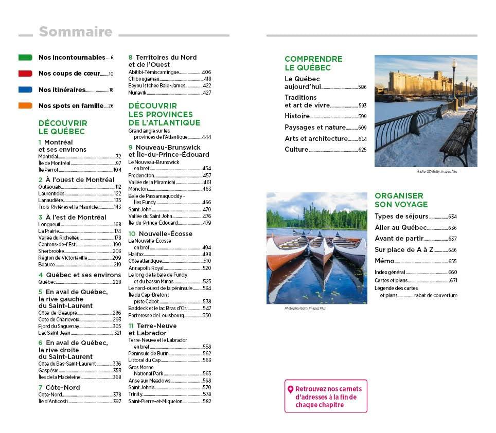 Guide Vert - Québec & Provinces de l'Atlantique - Édition 2025 | Michelin guide de voyage Michelin