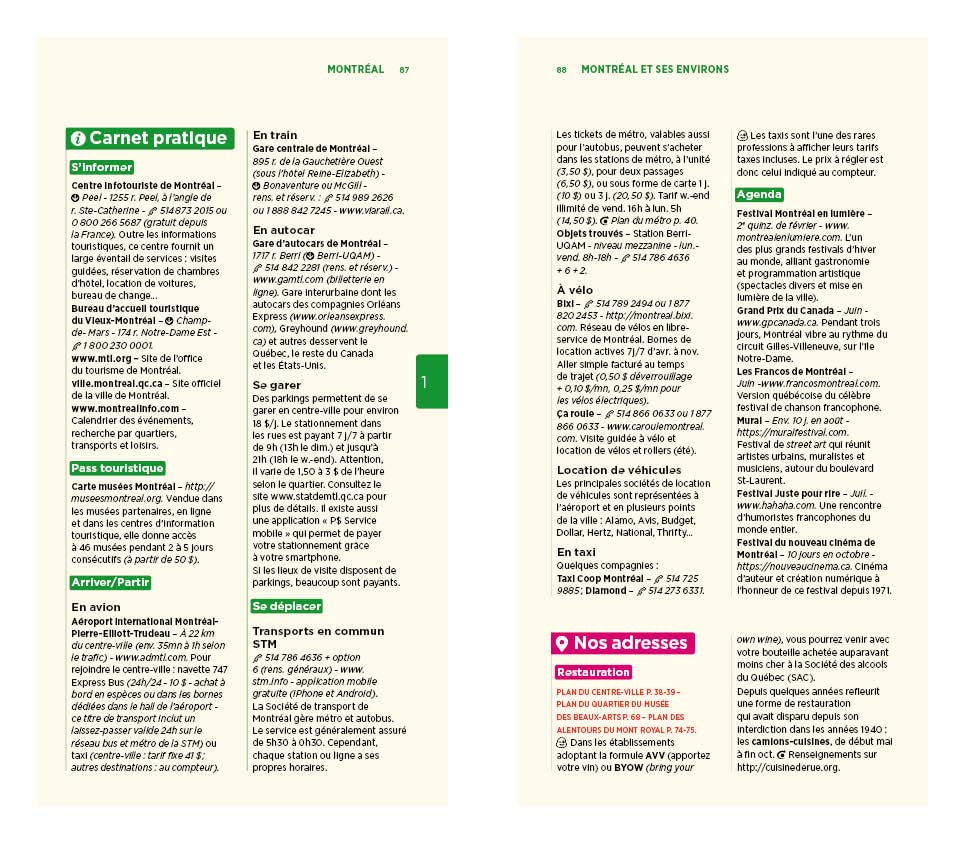 Guide Vert - Québec & Provinces de l'Atlantique - Édition 2025 | Michelin guide de voyage Michelin