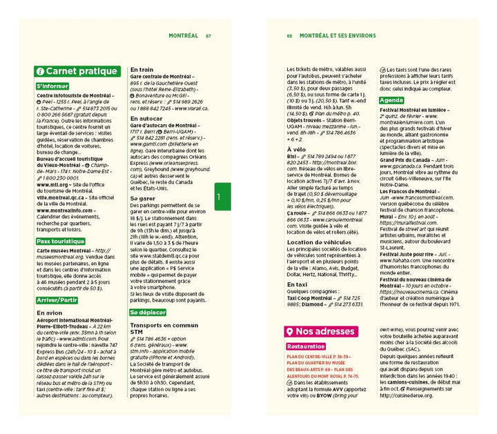 Guide Vert - Québec & Provinces de l'Atlantique - Édition 2022 | Michelin guide de voyage Michelin 
